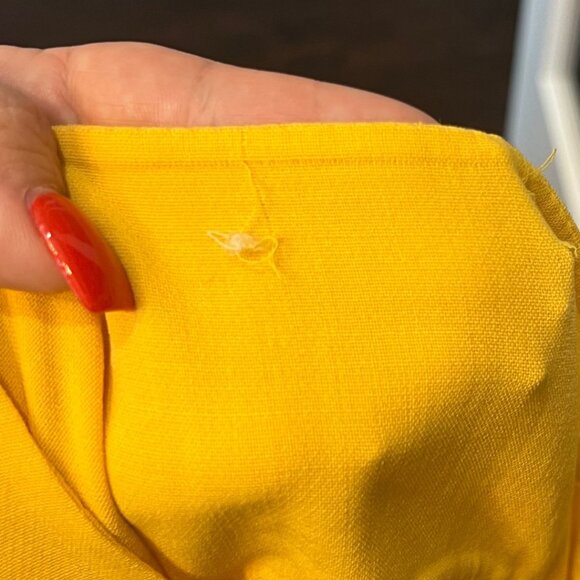 Union Made Yellow Sleeveless Cut Out Dress 8 - Picture 11 of 13